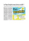 2 avril - le Pays vous lance un défi (La Presse de Gray)